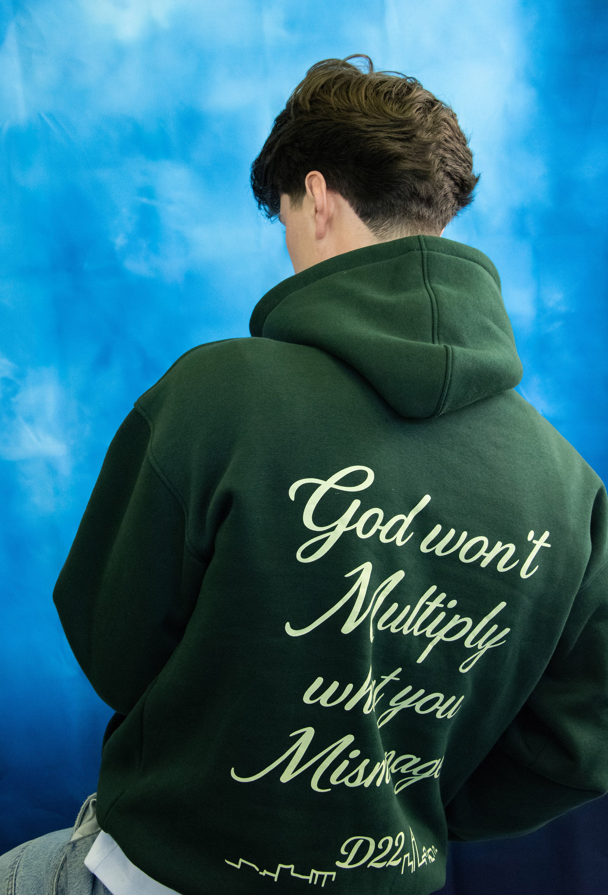 D22 Multiply Hoodie – Forest