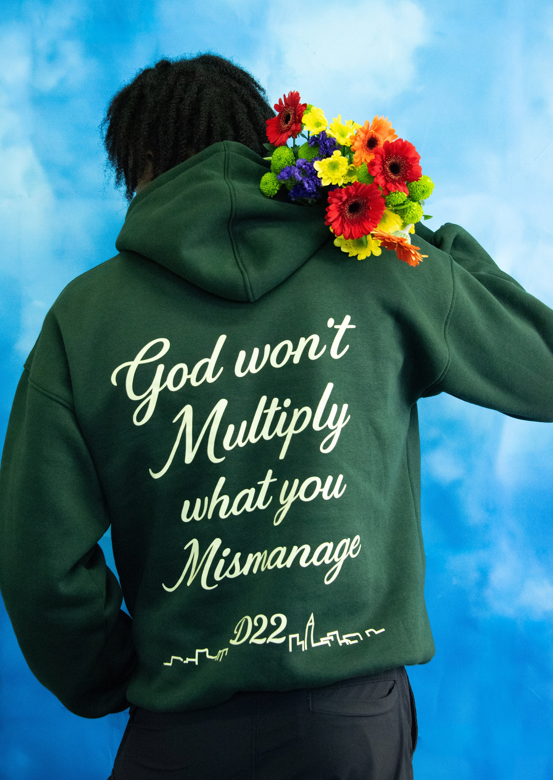 D22 Multiply Hoodie – Forest